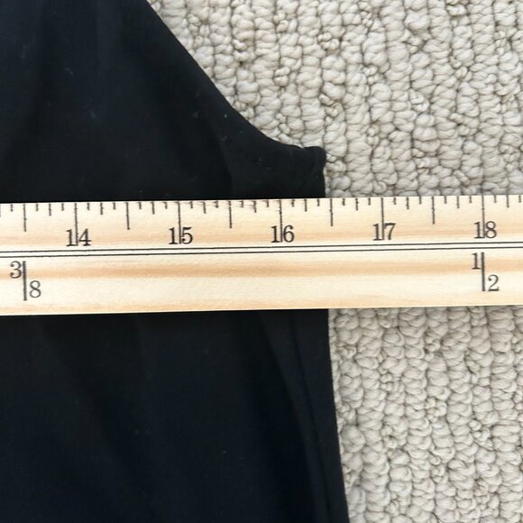 J. Jill Dress Womens Black Stretch Shift Jersey Pockets Knee Length Tank SZ S - Picture 6 of 7